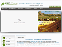 Tablet Screenshot of mongoliashorttours.com